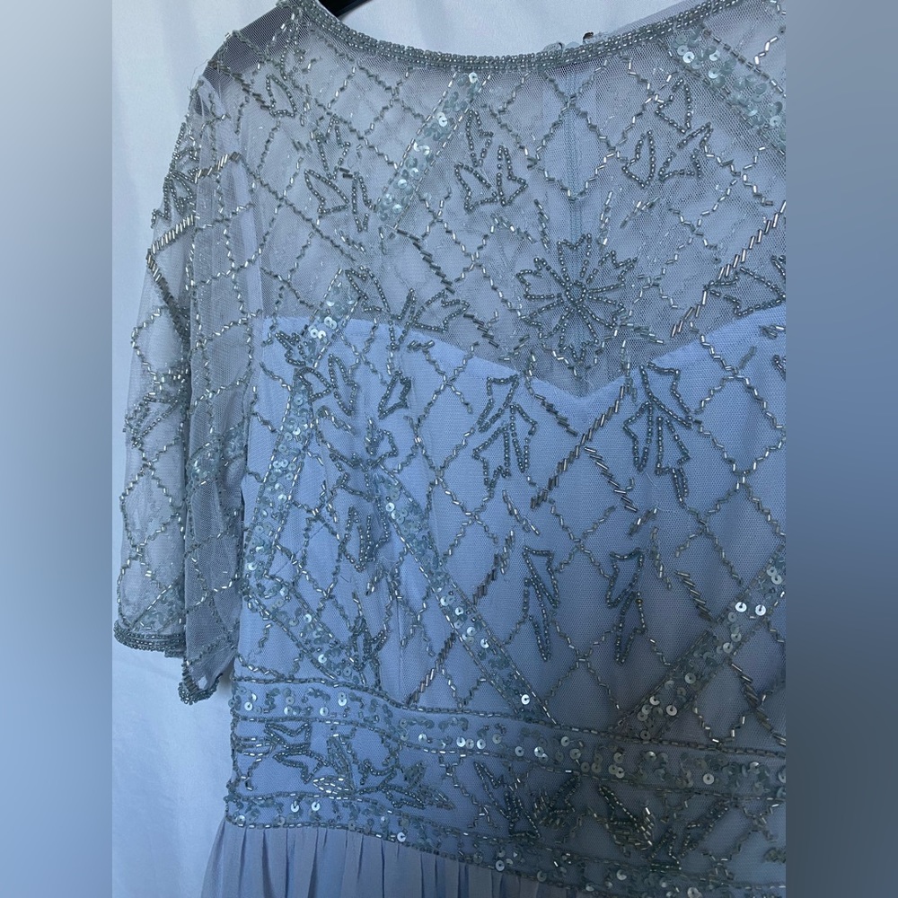 NWT Adrianna Papell Beaded Gown Size 8 - Picture 4 of 12